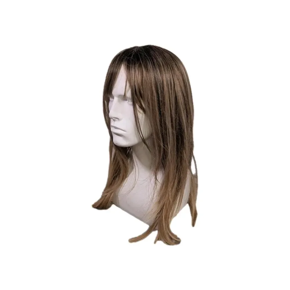 Unbranded Long Dark Blonde Wig With‎ Lighter Blonde Highlights And Brown Roots